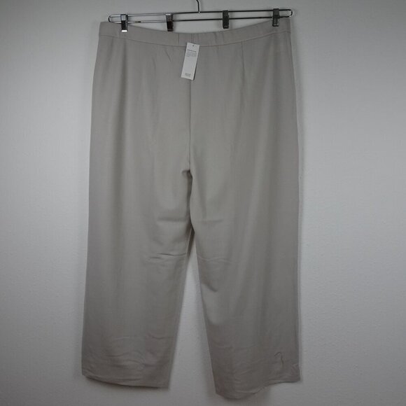 Eileen Fisher Wide Leg Pants Women's Plus Size 3X Gray Wool Lightweight - Picture 5 of 9